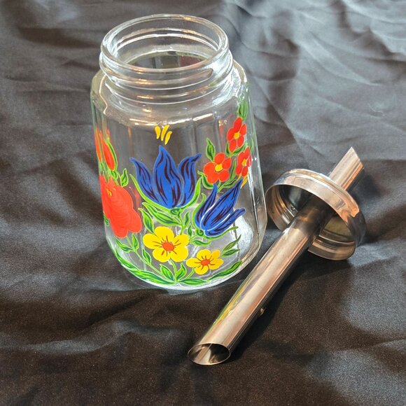 Vintage Austrian ST. CHRISTOPH-ROSTFREL Glass Sugar Pourer - Picture 2 of 10